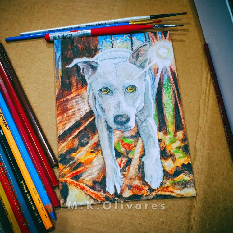 Rescue Puppy Painting, 